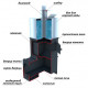Печь банная Вертикальная большая с/в (бак 120 л.) купить в Магия Огня